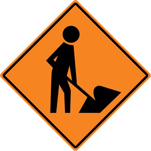 SGP305-Men at Work Sign