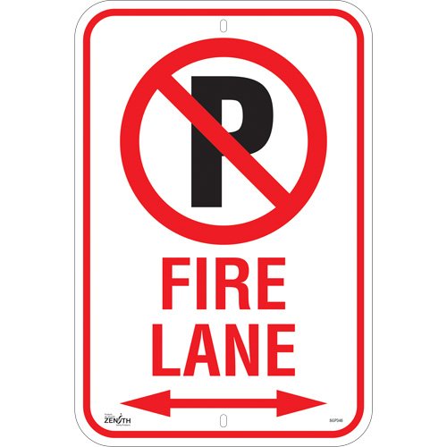 SGP346-No Parking "Fire Lane" Sign