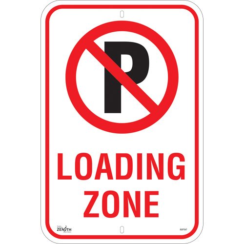 SGP347-No Parking "Loading Zone" Sign