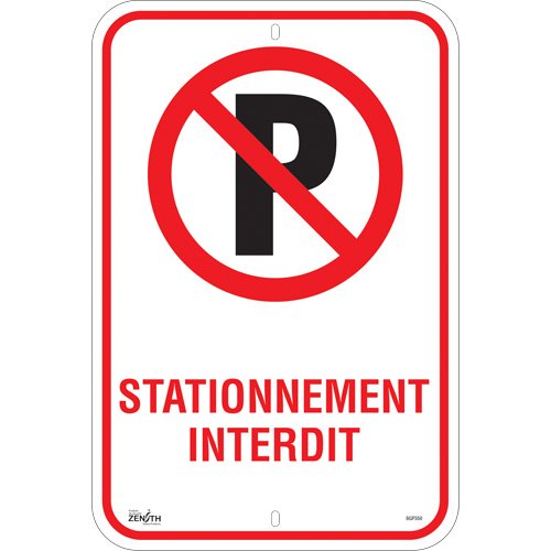 SGP350-"Stationnement Interdit" Sign