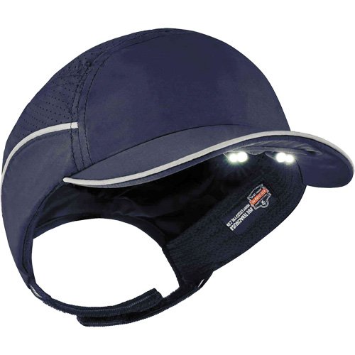 SGQ309-Skullerz® 8965 Lightweight Bump Cap Hat with LED Lighting