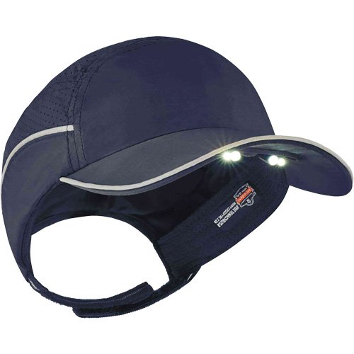 SGQ310-Skullerz® 8965 Lightweight Bump Cap Hat with LED Lighting