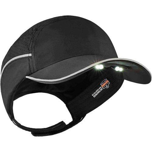 SGQ317-Skullerz® 8965 Lightweight Bump Cap Hat with LED Lighting