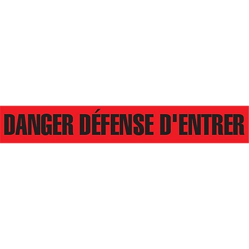 SGQ417-"Danger Défense D'Entrer" Barricade Tape