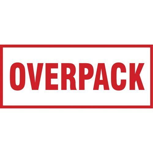 SGQ528-"Overpack" Handling Labels