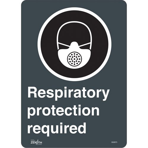 SGQ875-Respiratory Protection Required CSA Standard Safety Sign