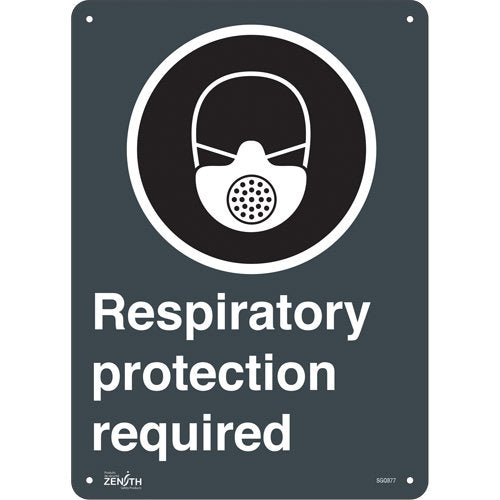 SGQ877-Respiratory Protection Required CSA Standard Safety Sign
