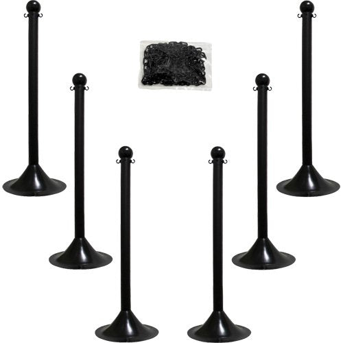 SGR056-Light-Duty Stanchion & Chain Kit