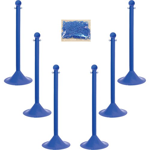 SGR058-Light-Duty Stanchion & Chain Kit