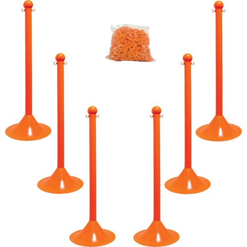 SGR059-Light-Duty Stanchion & Chain Kit