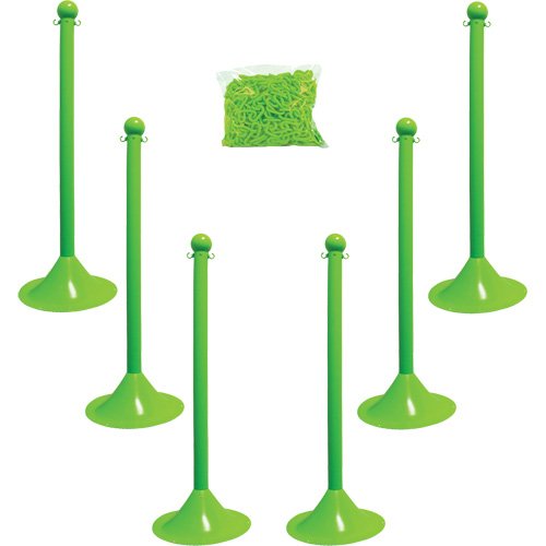 SGR060-Light-Duty Stanchion & Chain Kit
