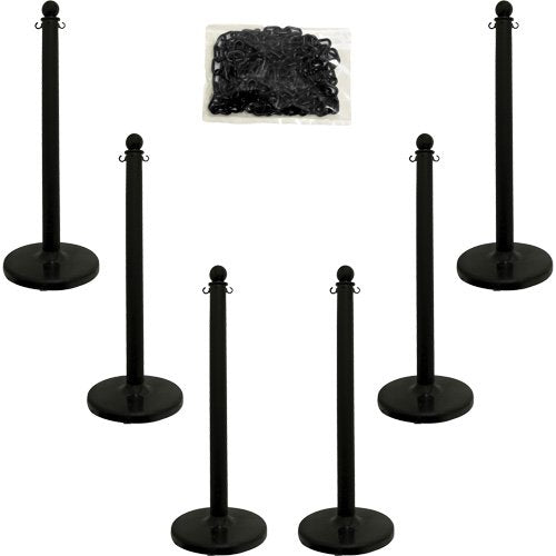 SGR063-Medium-Duty Stanchion & Chain Kit