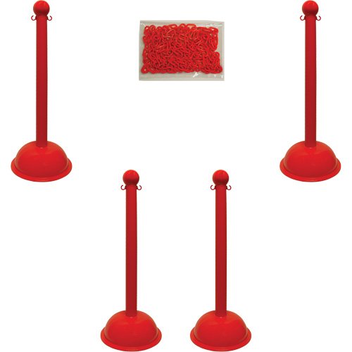 SGR071-Heavy-Duty Stanchion & Chain Kit