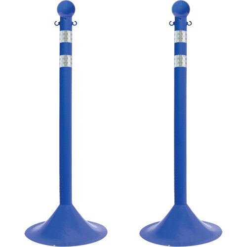 SGR075-Light-Duty Reflective Stanchion Set