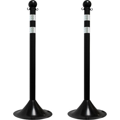 SGR078-Light-Duty Reflective Stanchion Set
