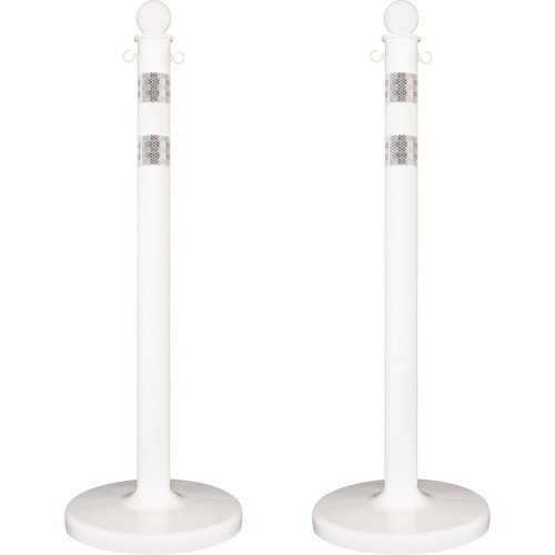 SGR083-Medium-Duty Reflective Stanchion Set