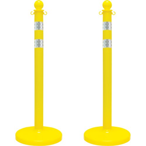 SGR084-Medium-Duty Reflective Stanchion Set