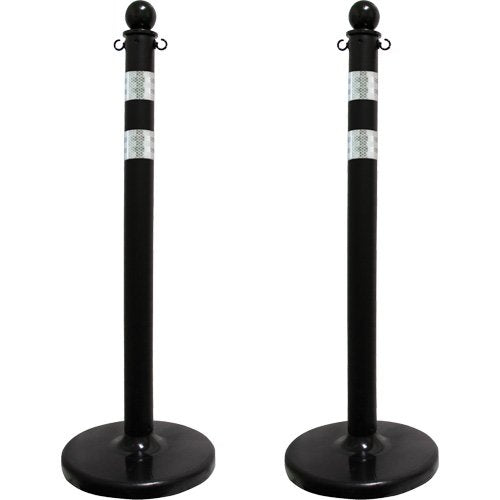 SGR085-Medium-Duty Reflective Stanchion Set