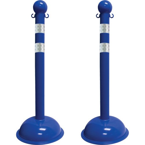 SGR089-Heavy-Duty Reflective Stanchion Set