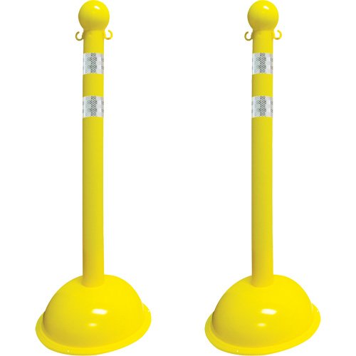 SGR091-Heavy-Duty Reflective Stanchion Set