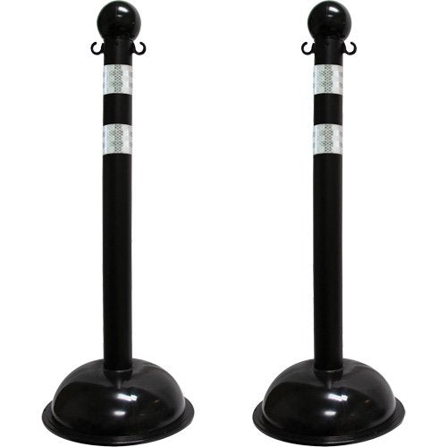 SGR092-Heavy-Duty Reflective Stanchion Set