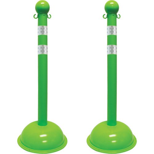 SGR095-Heavy-Duty Reflective Stanchion Set