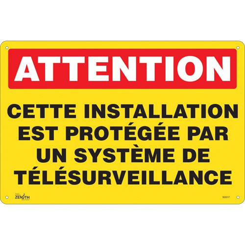 SGS317-"Système de télésurveillance" Sign
