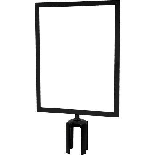 SGU846-Heavy-Duty Horizontal Sign Holder with Tensabarrier® Post Adapter
