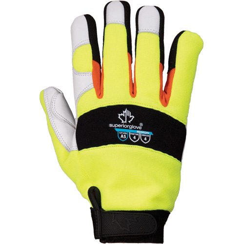SHJ426-ClutchGear® High-Visibility Mechanic's Gloves