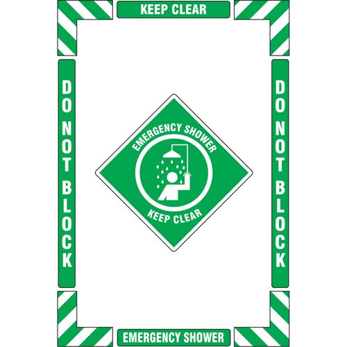 SGY025-"Emergency Shower" Floor Marking Kit