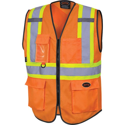 SGY053-Zipper Front Safety Vest