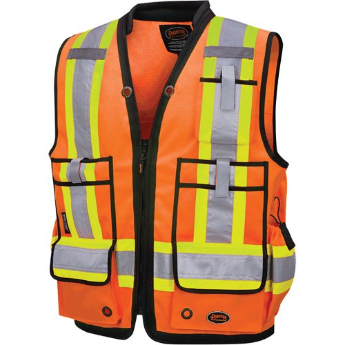 SHB913-High Visibility 1200D Surveyor's Vest