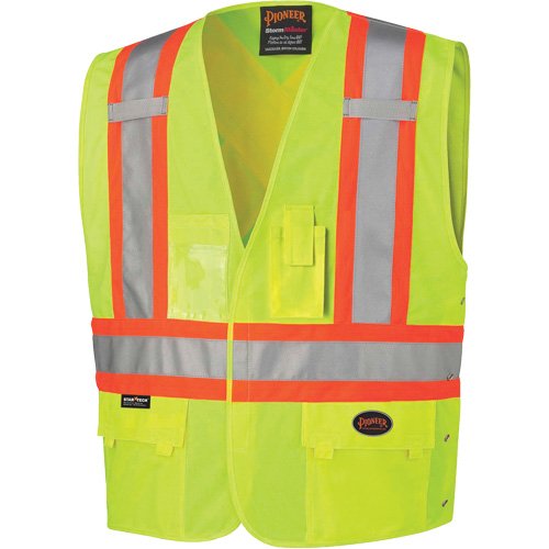 SHC721-Safety Vest with Adjustable Sides