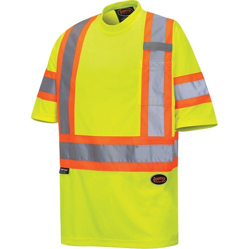 SHD013-Bird's-Eye Safety T-Shirt