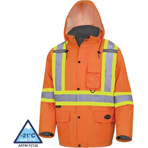 SHD430-Waterproof Quilted Safety Parka