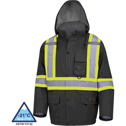 SHD442-Waterproof Quilted Safety Parka