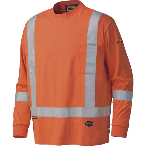 SHE364-Flame-Resistant Long-Sleeved Safety Shirt