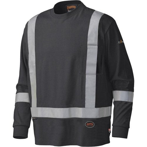 SHE366-Flame-Resistant Long-Sleeved Safety Shirt