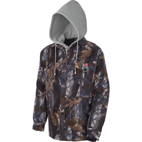 SHE480-Quilted Hooded Shirt