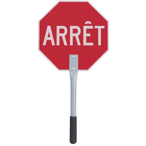 SHE778-Traffic Stop/Slow Paddle - French