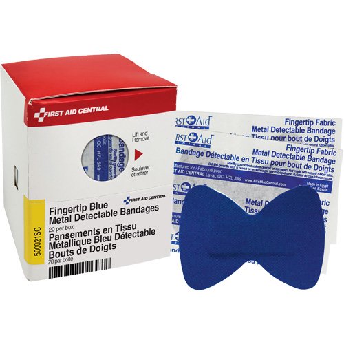 SHE880-Fingertip Blue Detectable Bandages