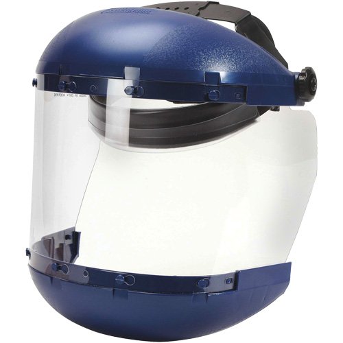SHE962-380 Premium Series Dual Crown Uncoated Faceshield