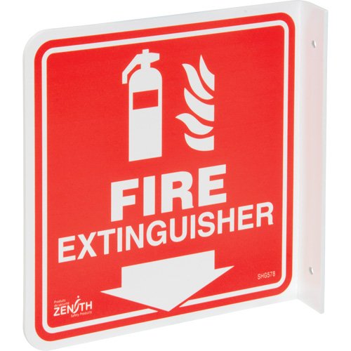 SHG578-90° Projecting "Fire Extinguisher" Sign