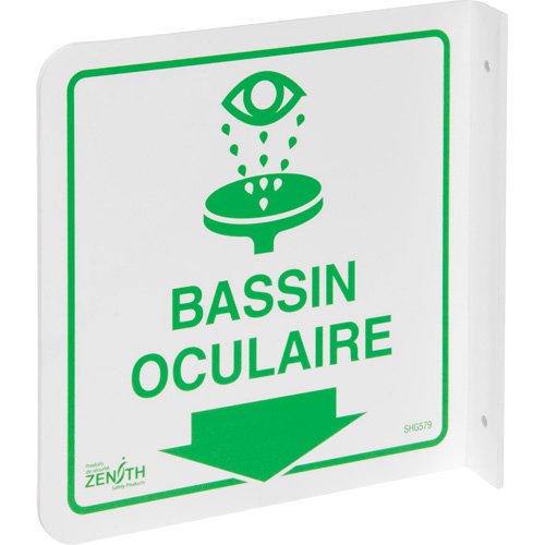 SHG579-90° Projecting "Bassin Oculaire" Sign
