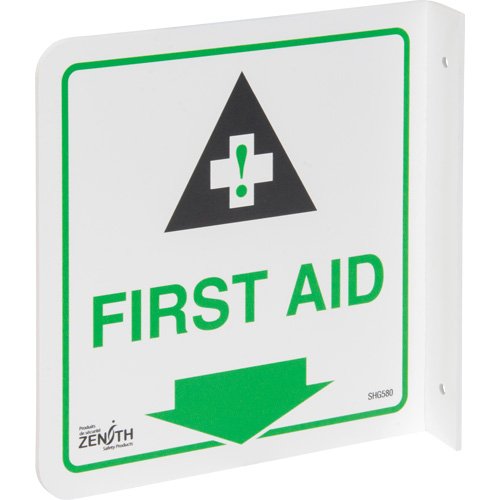 SHG580-90° Projecting "First Aid" Sign