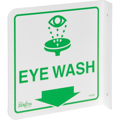 SHG581-90° Projecting "Eye Wash" Sign