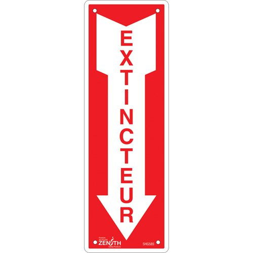 SHG585-"Extincteur" Sign