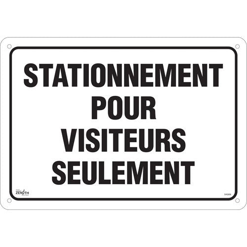 SHG606-"Stationnement pour visiteurs" Sign