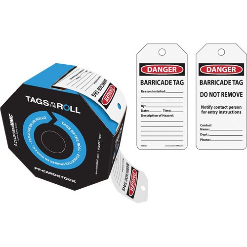SHG845-Danger Barricade Tags