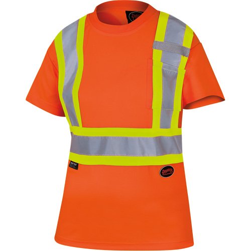 SHH643-Women's Bird's-Eye Safety T-Shirt